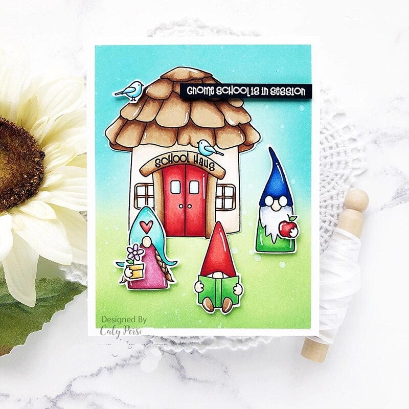 Ch Dwerg Huis Metalen Stansmessen En Postzegels Diy Scrapbooking Card Stencil Papier Kaarten Handgemaakte Album Stempel Sterven Lakens