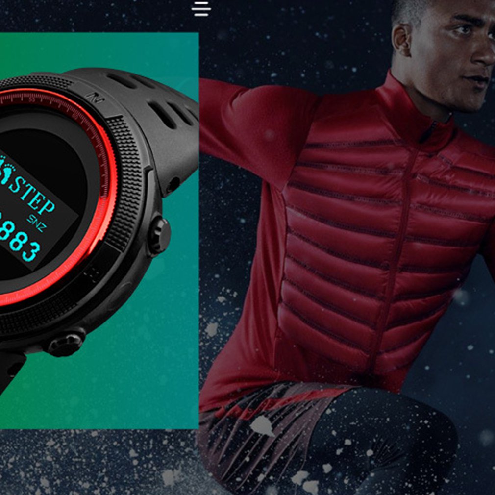 Multifunctional Men's Watch Compass Outdoor Sports Waterproof Electronic Watch