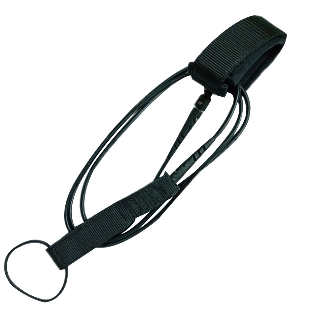 6FT Paddle Leash Surf Leash Surfboard Leash Glad Steel Swivel Been Paddle board Leash: Black
