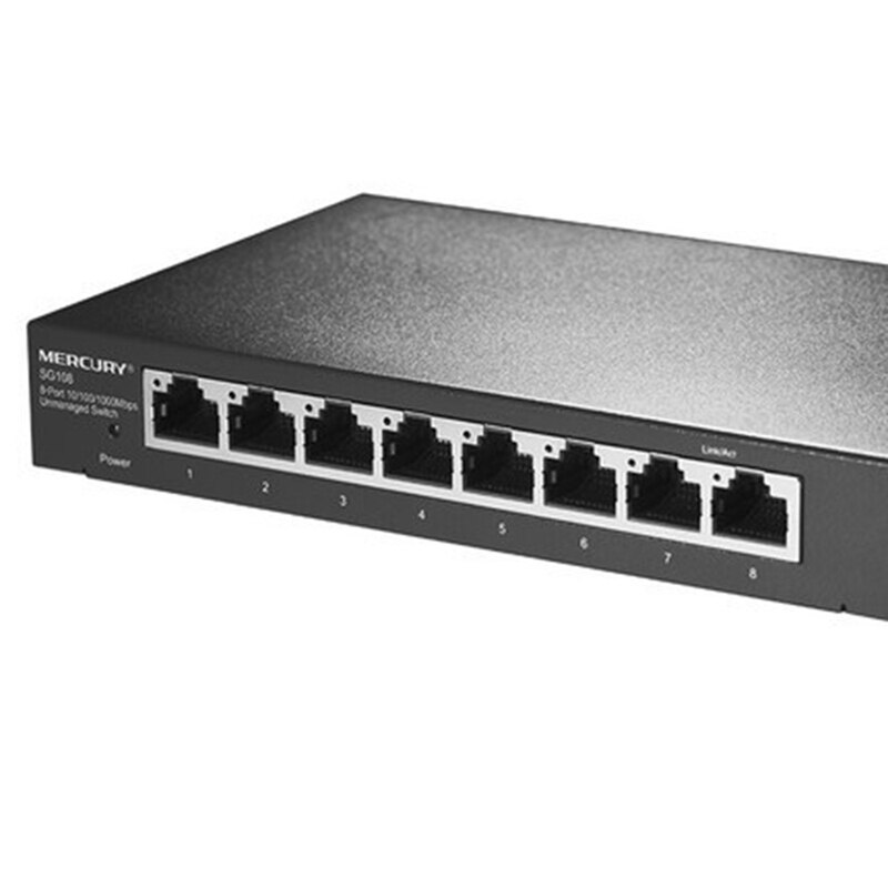 Conmutador de red Ethernet no gestionado, conmutador de 8 puertos Gigabit de TL-SG108, divisor Ethernet Plug Play, puertos blindados, optimización del tráfico