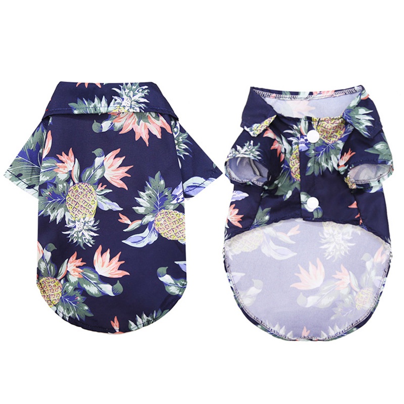 Ropa de verano para perros, camiseta fresca de playa de estilo Hawaiano para perros y gatos, camisetas transpirables para perros, disfraces para perros Chihuahua, ropa para cachorros