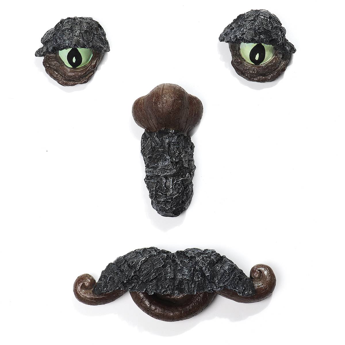 Outdoor Decoration Resin Statue Tree Laughing Tree Face With Two Big Eyes Huge Statue Home Decor Courtyard Garden Yard Art