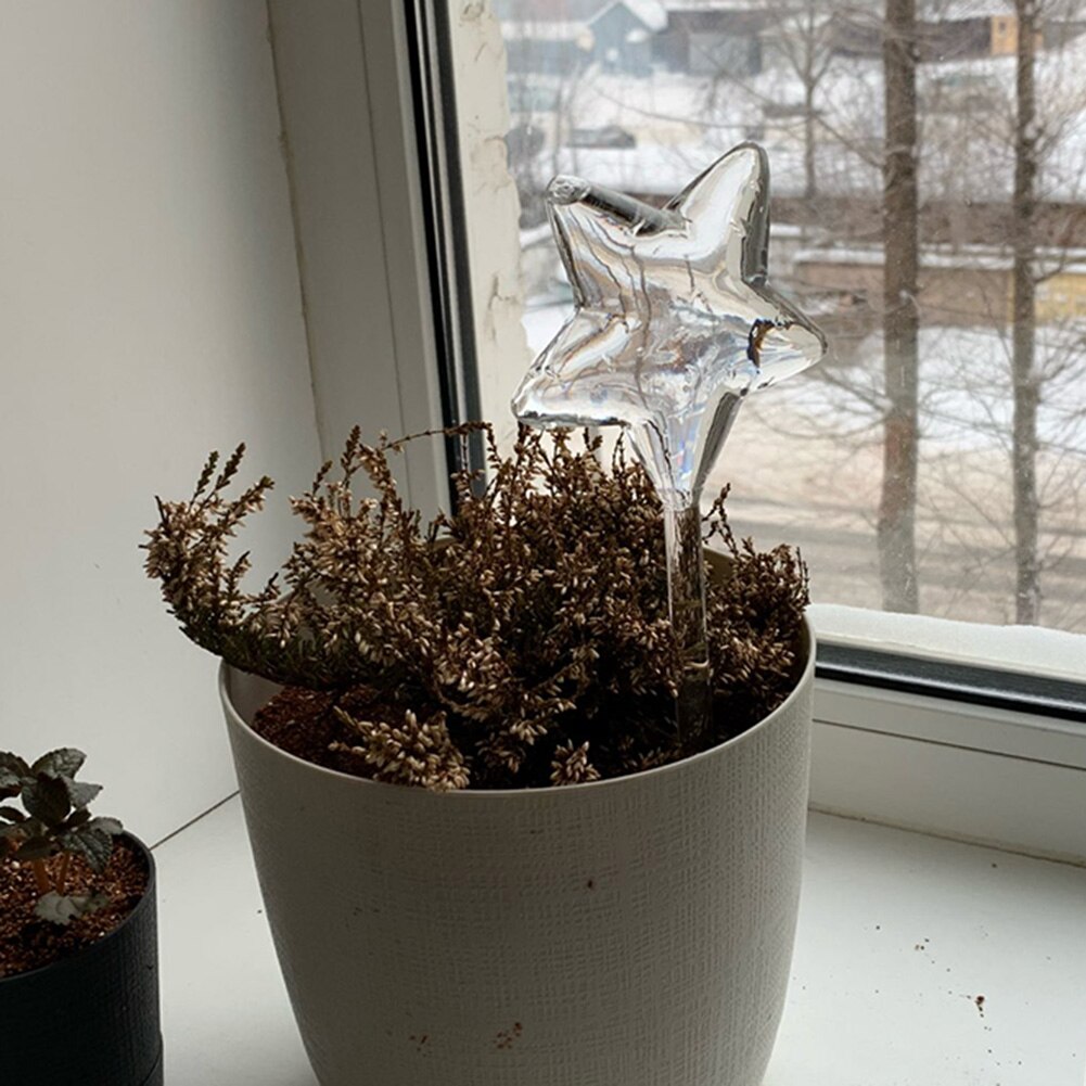 PVC Transparent Bird Shape Travel Plant Waterer Bulb Auto Water Drip Irrigation Device Watering Tool for Home Garden