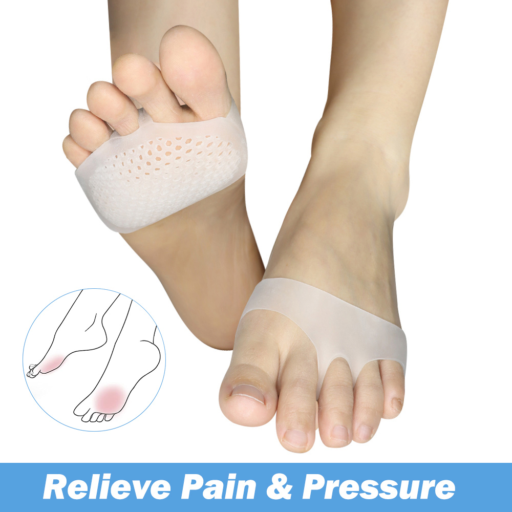Pexmen 2 Stuks Metatarsal Pads Bal Van Voetkussens Gel Voorvoet Pad Voor Metatarsalgia Pijnverlichting Mortons Neuroom En Blaren