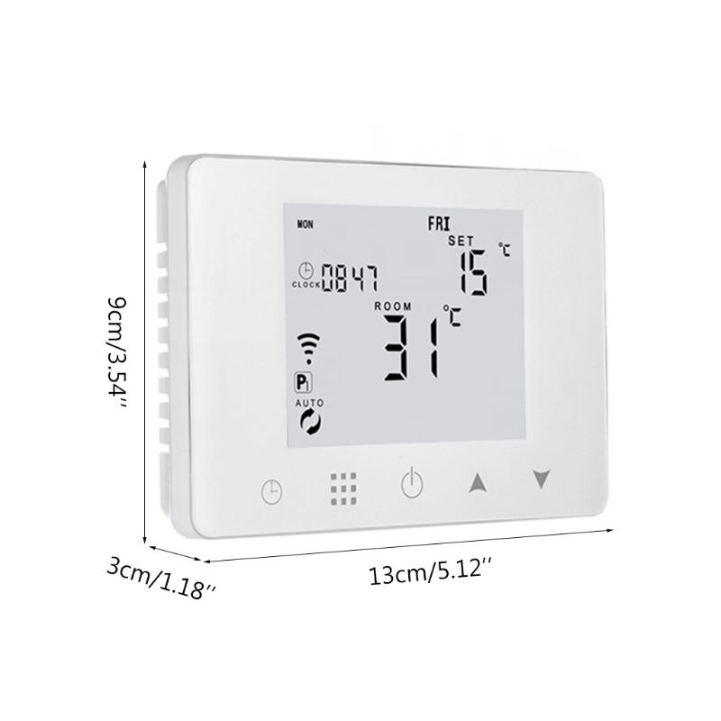WiFi Room Thermostat Gas Boiler Wall-mounted Heating Wireless Remote Temperature Controller for Alexa Home 110V 220V