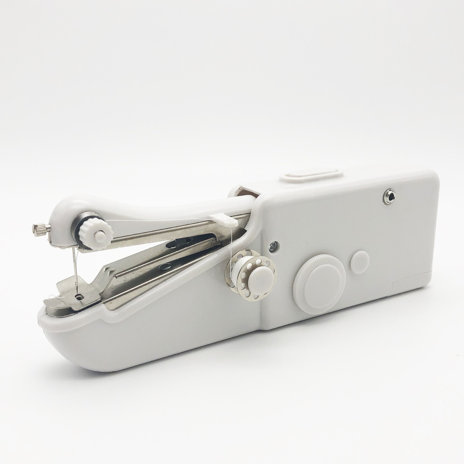 Portable Household Mini Hand Sewing Machine Quick Stitch Sew Needlework Cordless Clothes Fabrics Electronic Sewing Machine