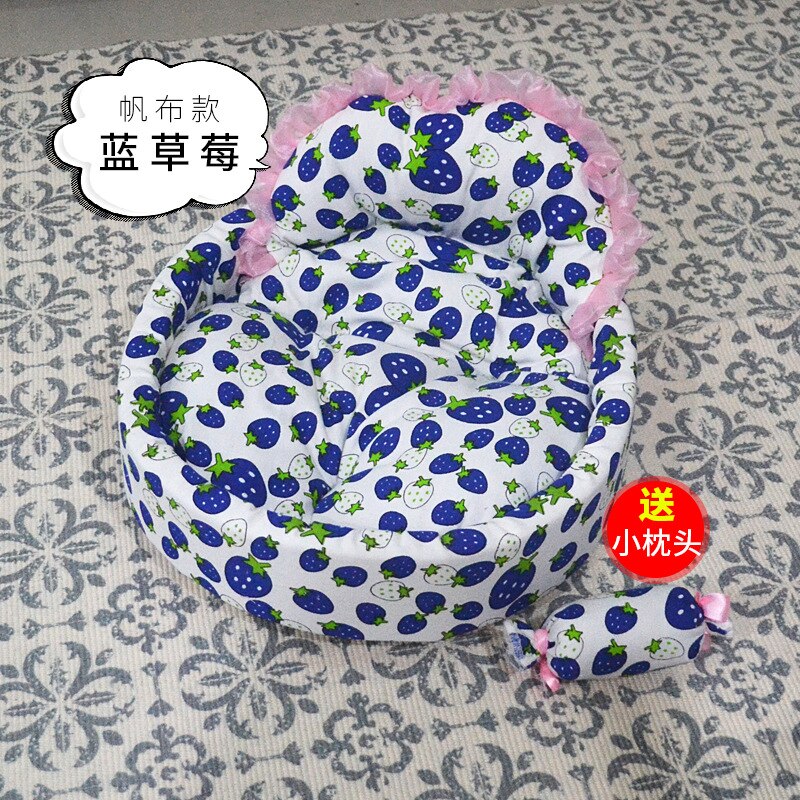 Panier princesse en dentelle pour chien et chiot, lit de luxe, nid de rêve pour animal de compagnie, niche pour chat et chiot
