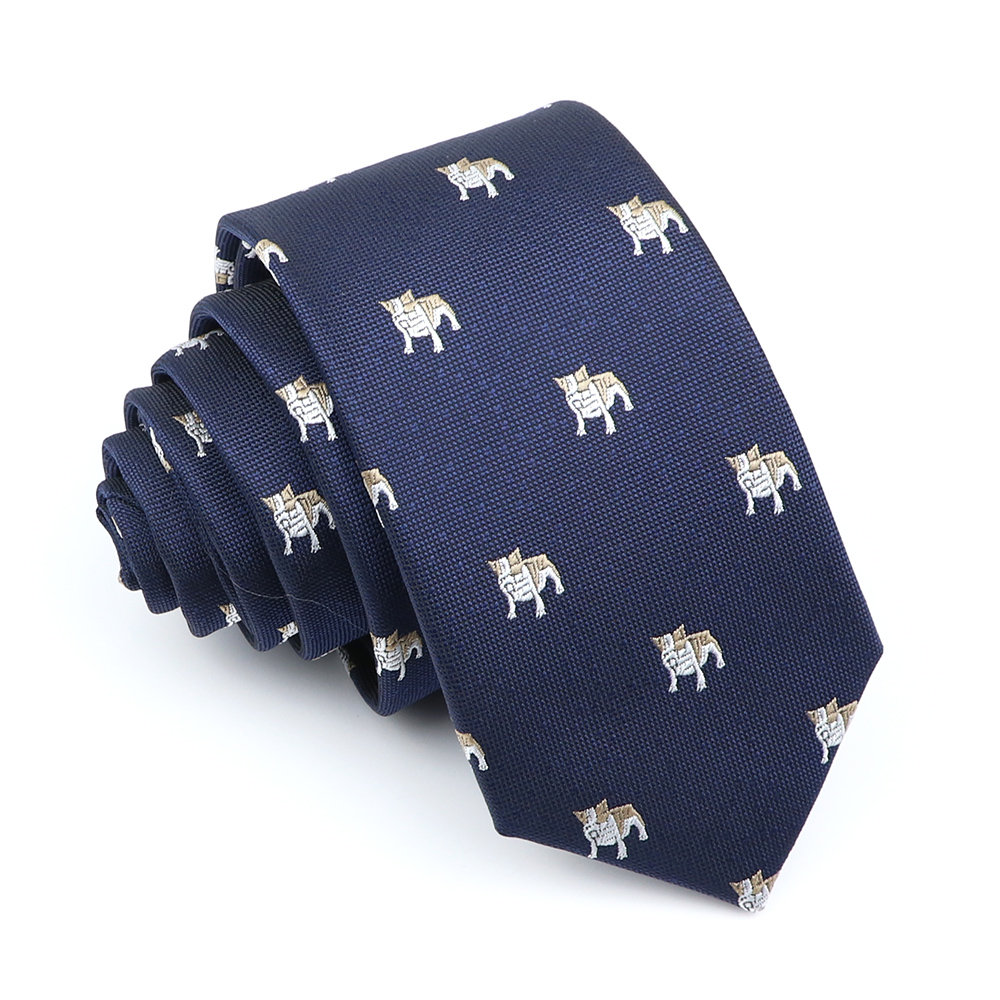 cravate hommes cravate rouge bleu imprimé dessin animé chat voiture cravates accessoires usage quotidien cravate fête de mariage Original pour homme: WHITE