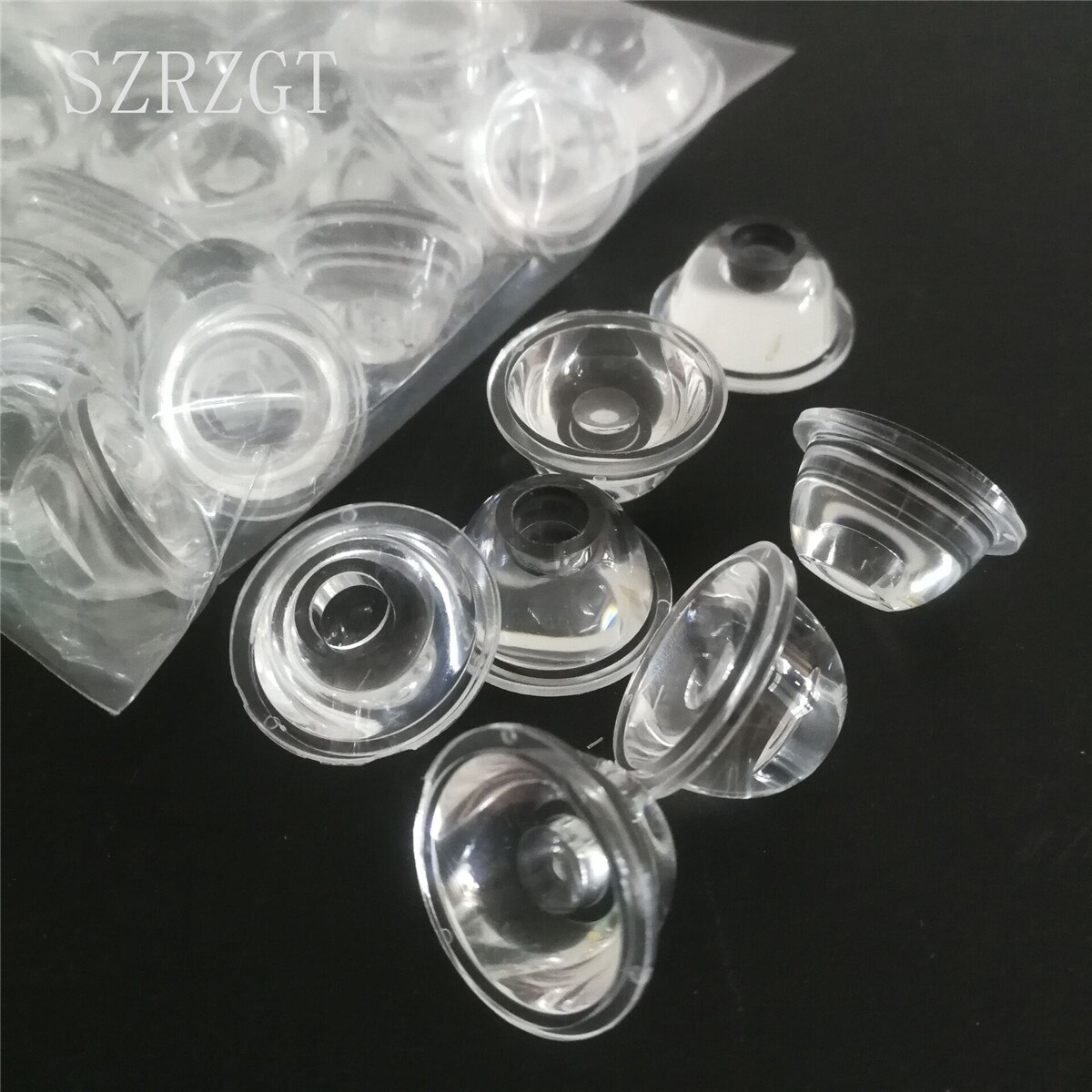 10 stücke LED objektiv 5/8/15/25/30/45/60/90/ 120 grad 20mm Für 1w 3w 5w hoch Energie LED