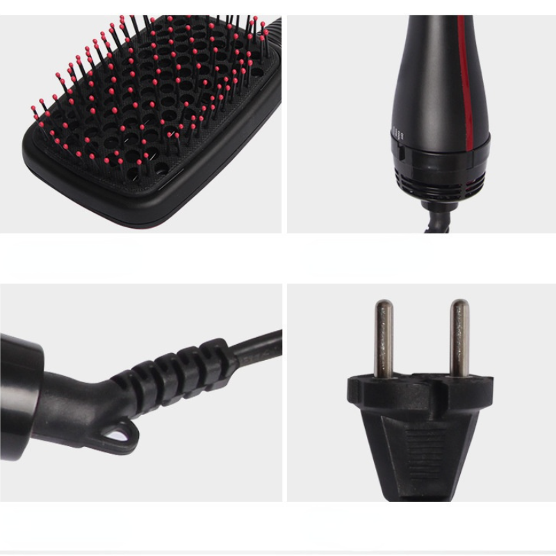 Brosse à Air One Step pour femmes, sèche-cheveux électrique pour lisser les cheveux, brosse soufflante pour coiffer les cheveux