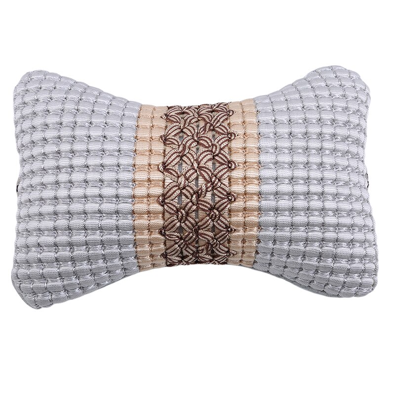 Almohadas para cuello de coche, reposacabezas transpirable, almohadas para asiento, almohadas para el cuello, accesorios interiores de estilo de coche: gray