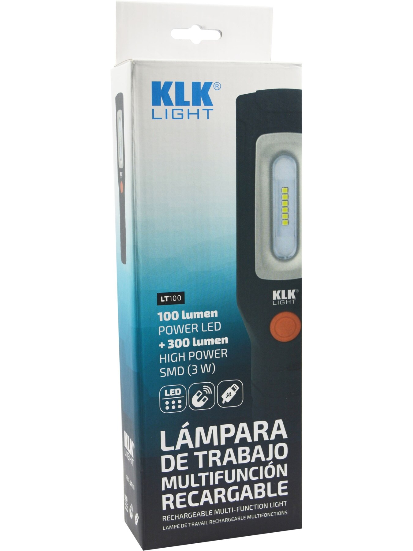 Lámpara de trabajo multifunción recargable KLK Light LT100 - LT1000