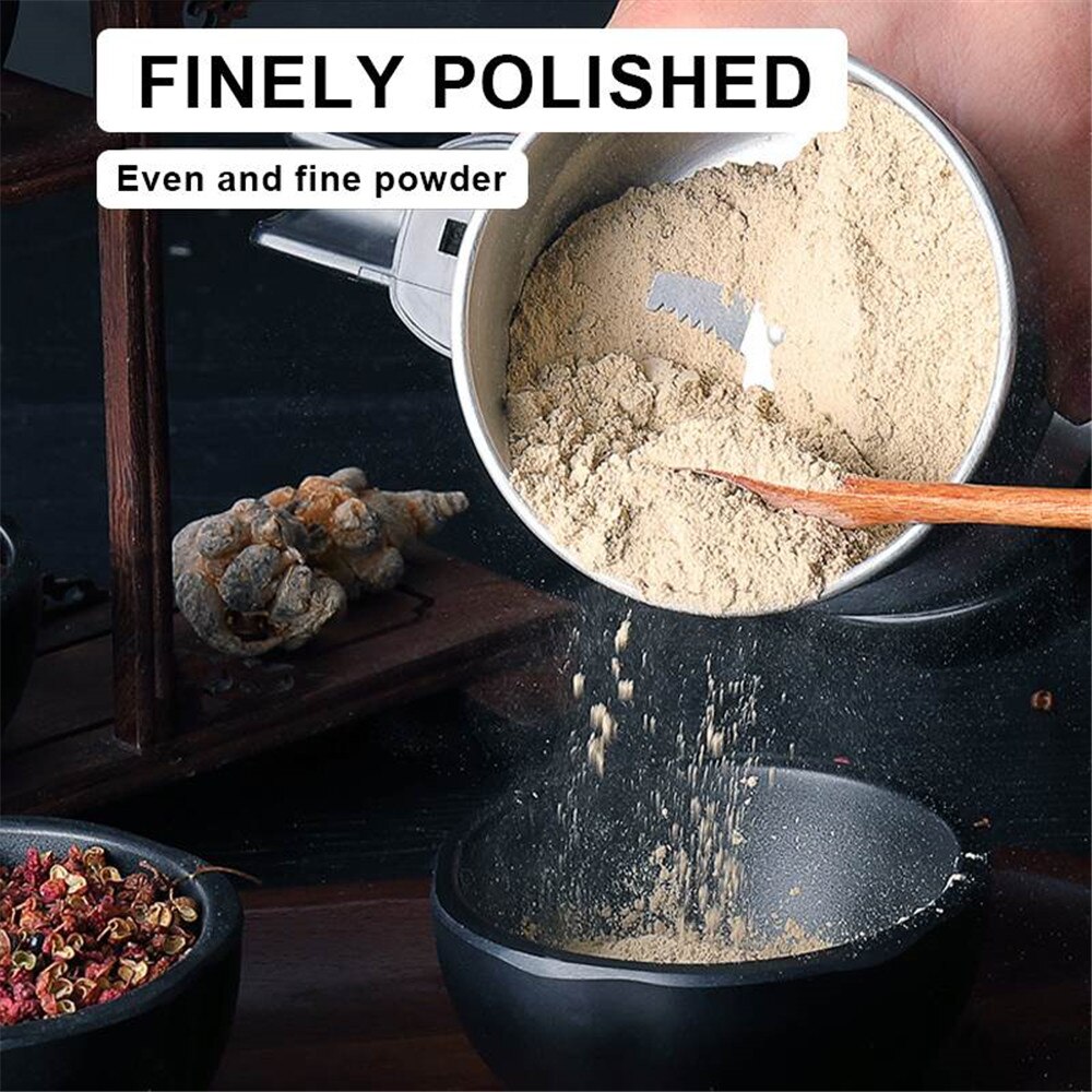 Kitchen Grinder 400W Supplies Household Appliances Dry Food Kitchen Cereal Nut Bean Spices Coffe Grinder Machine