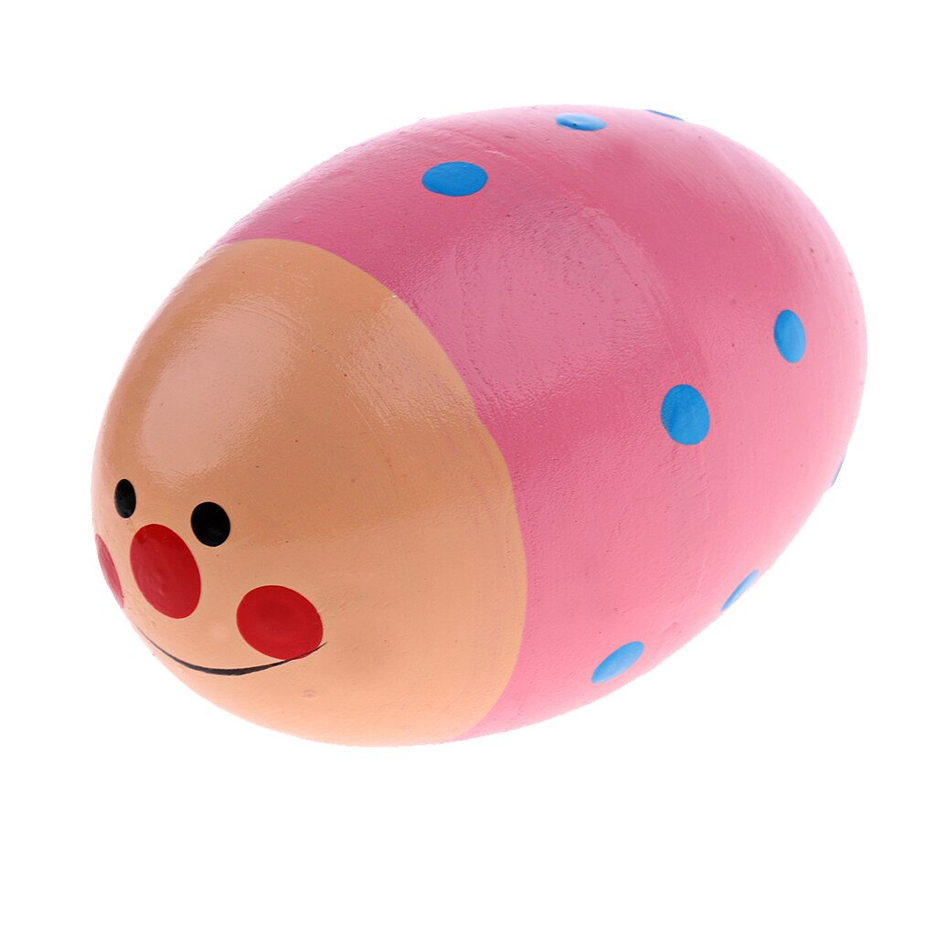 Wood Hand Shaker Egg Intelligence Percussion Toy For Early Learning Musical Instruments