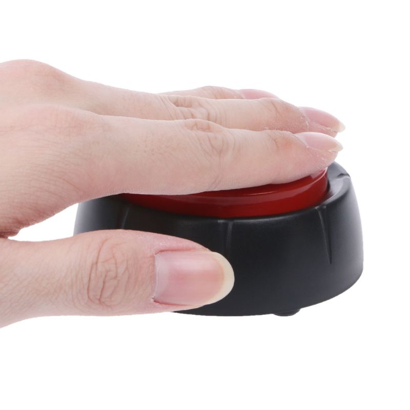 Grote Rode Geen Knop Geen Geluid Knop Desktop Sound Toy Geweldig Voor Ouders Co-Werknemers Gag Joke