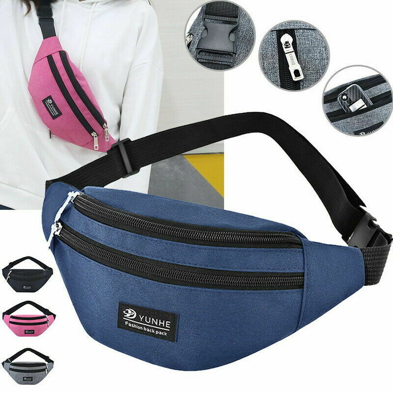 Unisex Vrouwen Mannen Jongens Meisjes Multifunctionele Toevallige Taille Verpakking Heuptas Reizen Hip Bum Bag Kleine Portemonnee Borst Pouch Borst tas