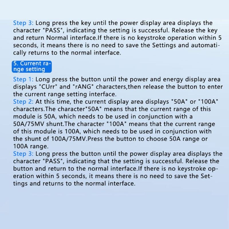 50a dc 7.5-100v digital lcd voltmeter amperemeter wattmeter effekt energi meter volt kwh watt amp