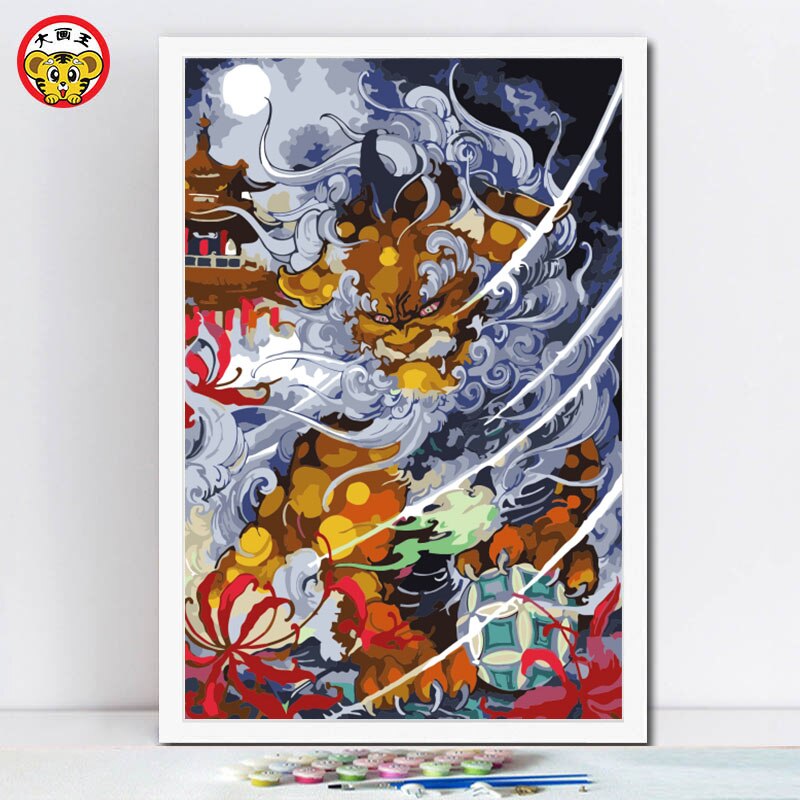 diy oil painting by numbers art paint by number on canvas buddha statue paint by number for adults landscape