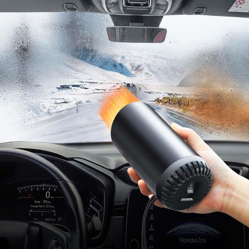 12V 150W 2 In 1 Portable Car Heater Fast Heating Car Heater Demister Vehicle Heater Fan For Windshield Warm Fan For Truck Van