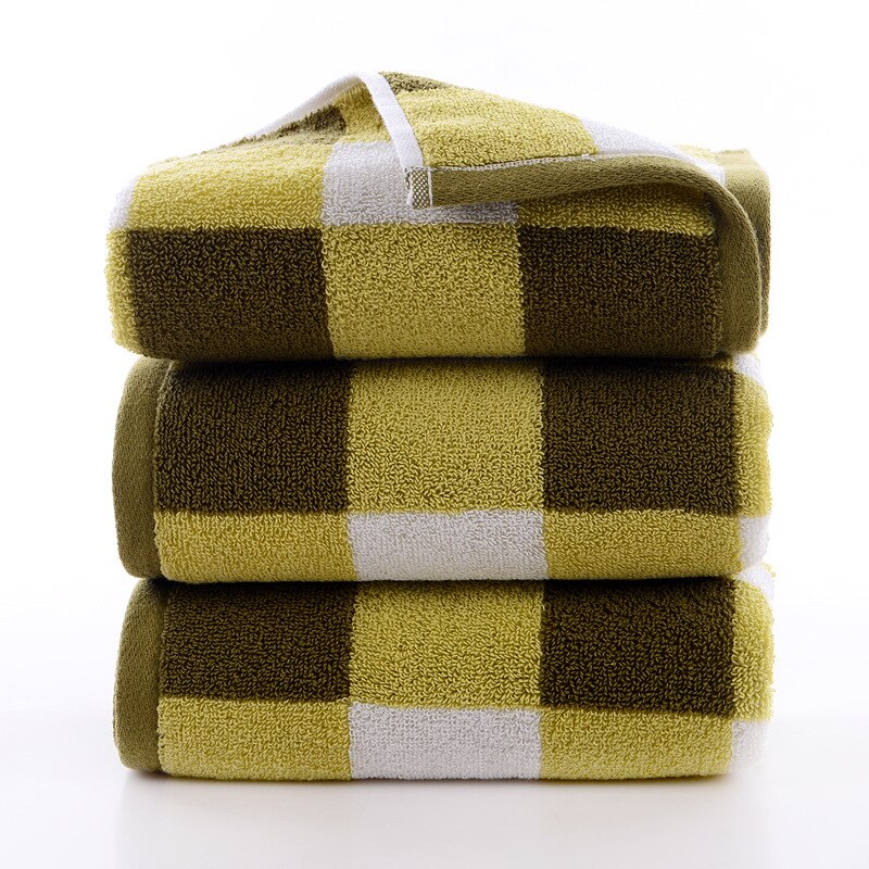 3Pc 100% Katoenen Handdoek Vlakte Stijl Gezicht Handdoek Badkamer Quick Droge Absorberende Handdoek Voor Volwassen 35*75Cm: LVSE