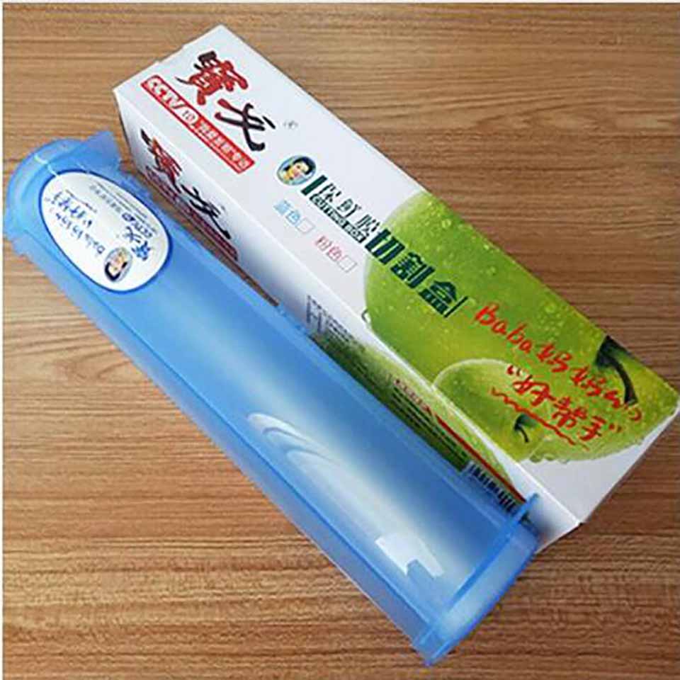 Dispensadores de envoltura de plástico, cortador de película conservante, cortadora al vacío de alimentos para envoltura de papel de aluminio, herramientas de cocina, accesorios