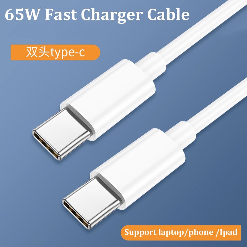 65W Supervooc Usb C Naar Type C Kabel 6.5A Type-C Snelle Oplaadsnoer Cabo Voor Oppo Vinden X X3 Pro R17 Realme Gt Neo 8 7 X50 X7 Pro
