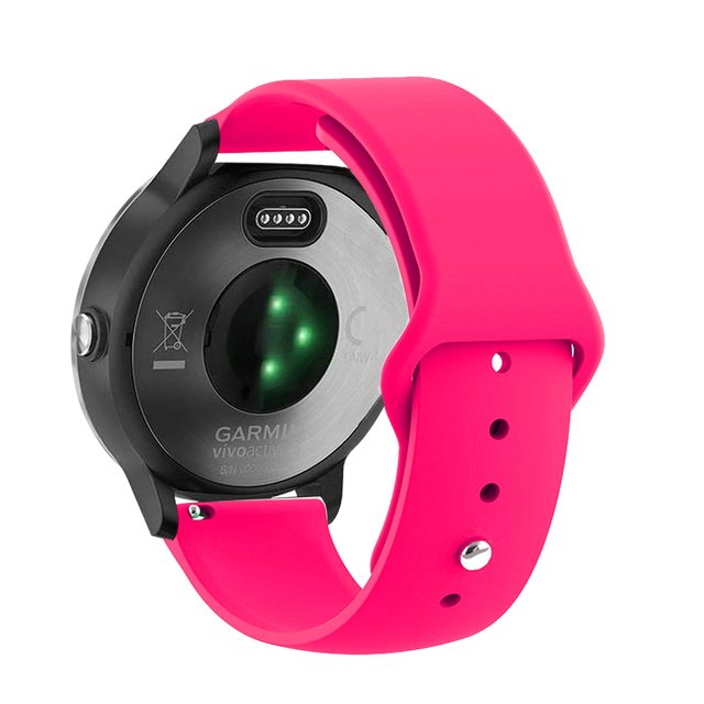 Correa de silicona para Garmin Venu 3 3s 2 Plus Vivoactive 5 3 4S reloj Forerunner 245 reloj inteligente pulsera: XXXL / Rojo anaranjado