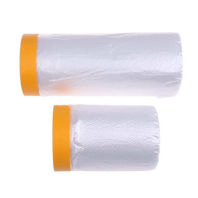 20M Pre-Taped Masking Film Painting Protection Covering Film Masking Tape Protective Film