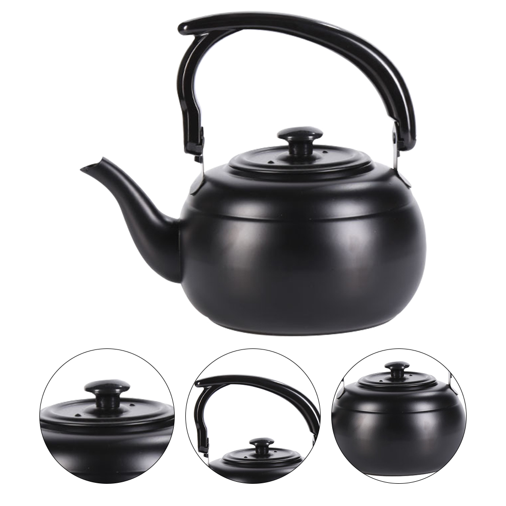 Handig Thee Waterkoker Roestvrij Staal Thee Pot Huishoudelijke Water Pot Thee Accessoire: Black