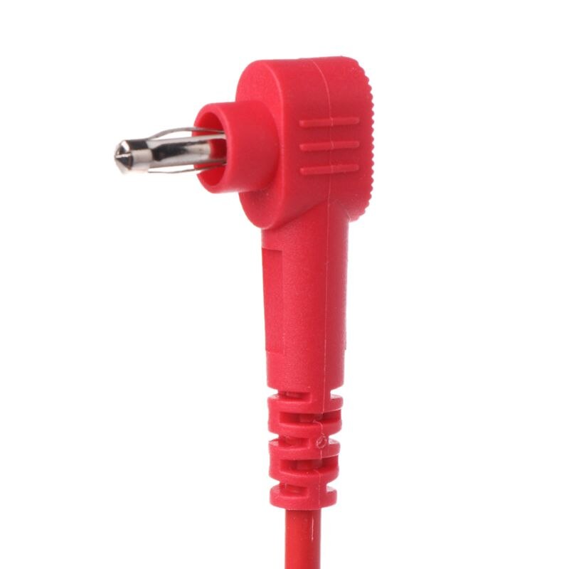 1 Pair Probe Gold-plated Test Leads for Multimeter Needle Tip + Alligator Pliers