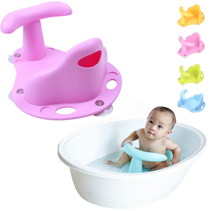 Baby Bathtub Ring Seat Infant Child Toddler Kids AntiSlip Chair Tub Seat Baby Bathtub Pad Mat Chair Baby Care Child Bathing Seat