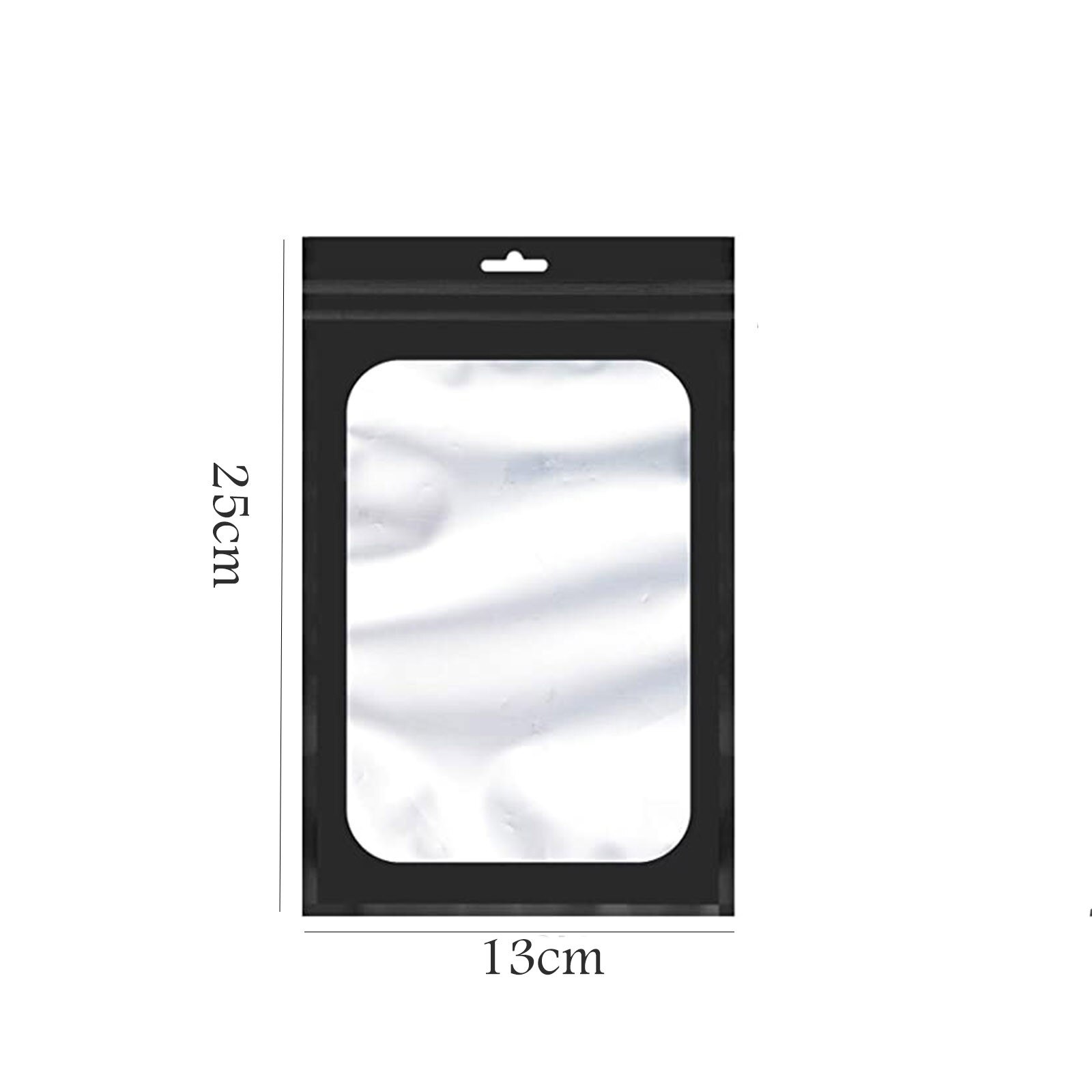 100 stück Matte Schwarz Aluminium Folie Zip-Lock Verpackung Tasche Resealable Grip Ziplock Mylar Beutel Kleine Beutel Lebensmittel Probe Taschen