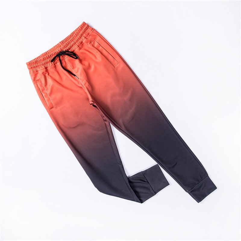 Pantalon Long homme dégradé taille élastique pantalon de survêtement homme Joggers pantalon homme sport skateboard pantalon homme Hip Hop pantalon Long