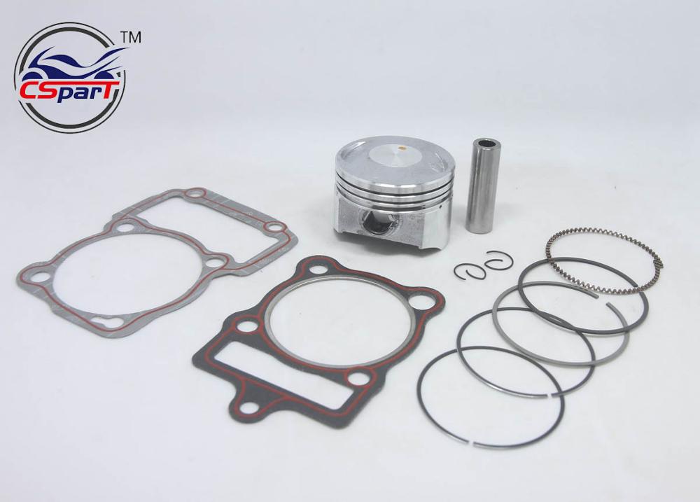 67mm 16mm lifan zongshen loncin  cg 250cc cg250 250 kolvringspackning luftkyld atv fyrhjuling smutscykel motorcykel: Blå