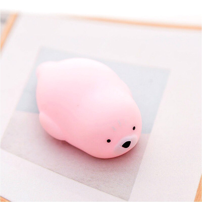 1pcs The Lovely Squeeze Toy Novelty Funny Animal Toys Party Favors Supplies Stress Relief Toy: Seals