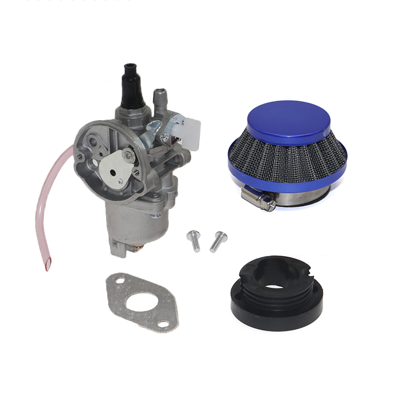 Carburetor Pocket Bike 47cc 49cc Engine Carb with Steel 44mm Air Filter For 2 stroke Mini Moto Quad ATV Dirt Bike Go Kart Buggy: Gold