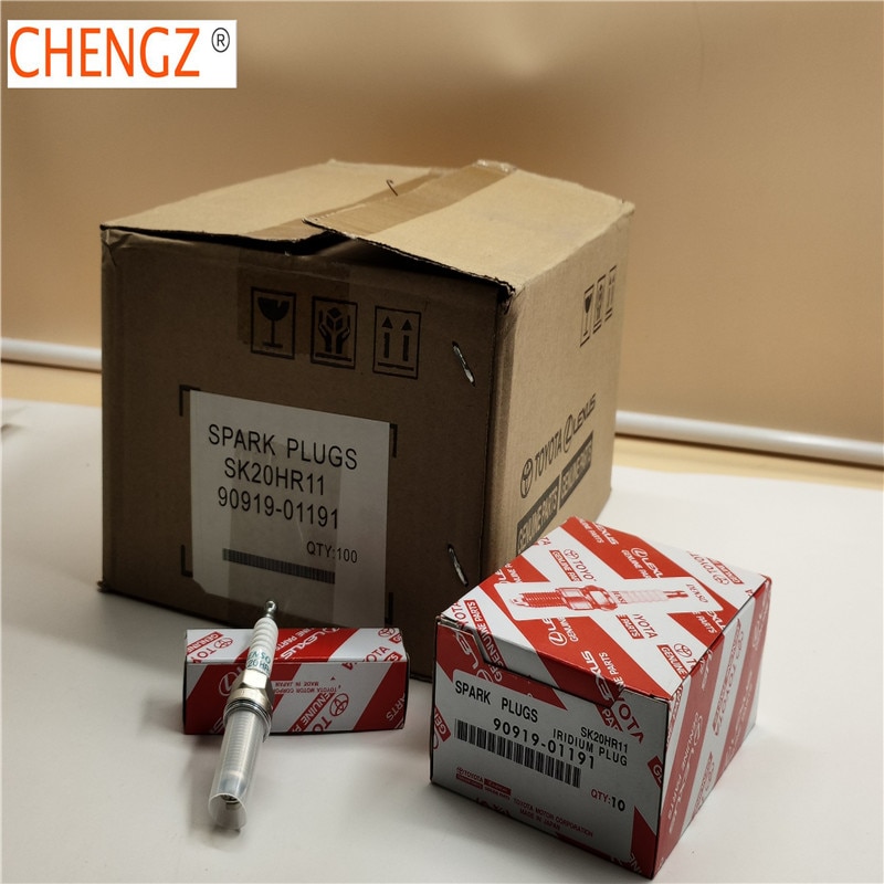 Pack of 10pcs DENSO (3297) SPARK PLUGS SK20HR11 90919-01191 for-LEXUS 90919-01191,and for-TOYOTA 90048-51185