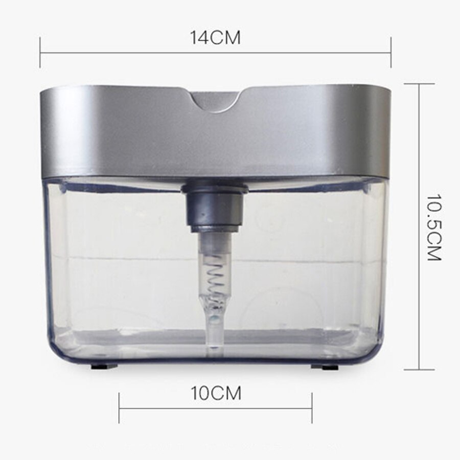 Dish Soap Dispenser Pump for Kitchen Washing Liquid Detergent Dispenser Home Sponge Holder with Sponge Kitchen Tool Supplies