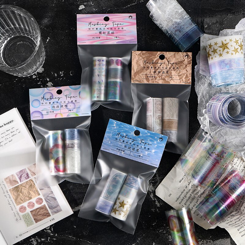 8Packs/Lot Inspiratie Van Dingen Serie Decoratieve Pet En Washi Tape