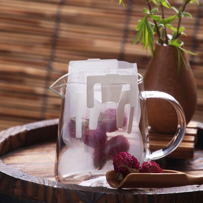 50 sztuk/partia nylon puste torebki herbaty bibuła filtracyjna worek filtracyjny na kubek typ sieci pusta torba 7*9cm