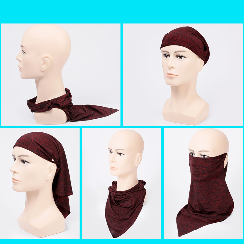 Triangle Summer Outdoor Sports Scarf Breathable Ice MTB Cycling Bandana Bicycle Headwear Ride Neck Mask Bike Headband Scarf