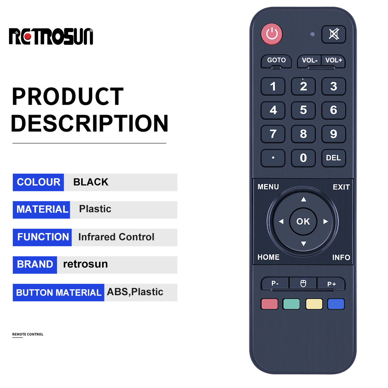 Remote Control for HTV HTV2 HTV3 HTV4 HTV5 HTV6 HTV7 IP-TV5 IPTV5 TV HDTV Box