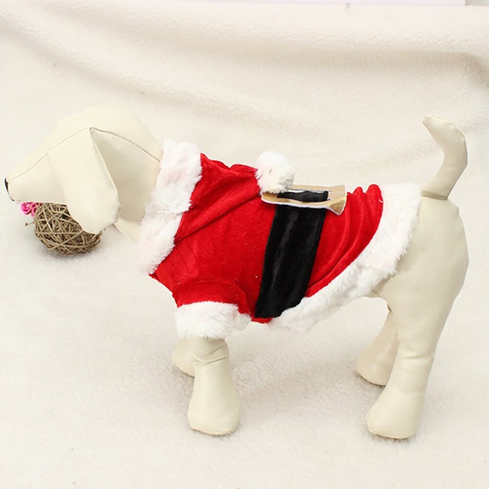 Winter Huisdier Kerst Hond Kostuum Santa Kostuums Kapmantel Jassen Kleine Medium Honden Kat Puppy Kostuum