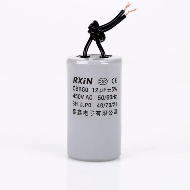 Original imported electronic capacitor RXIN CBB60 3uF 4uf5uf 6UF 10uF 12uf 15uf16uf450vac electrolytic power pww