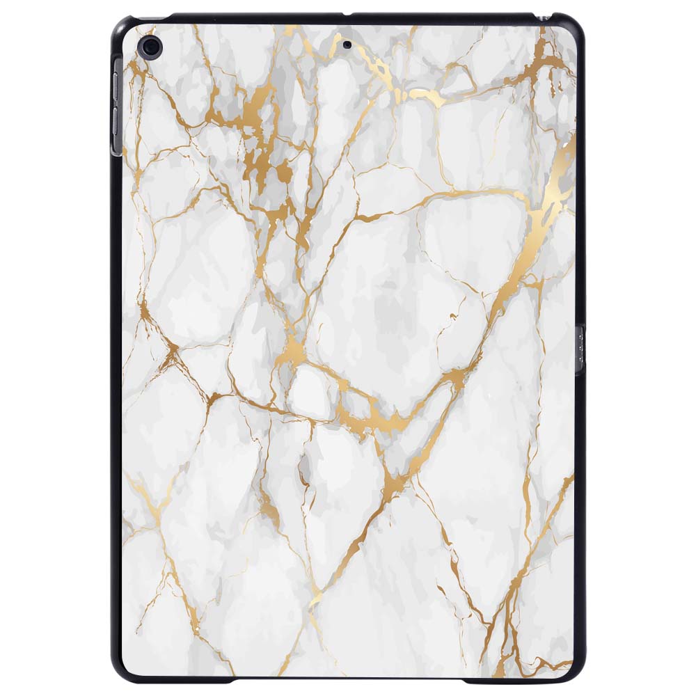 KK&LL For Apple iPad 7th Gen 10.2 inch A2200 A2123 tablet PC Plastic marble pattern Slim Stand Case Cover