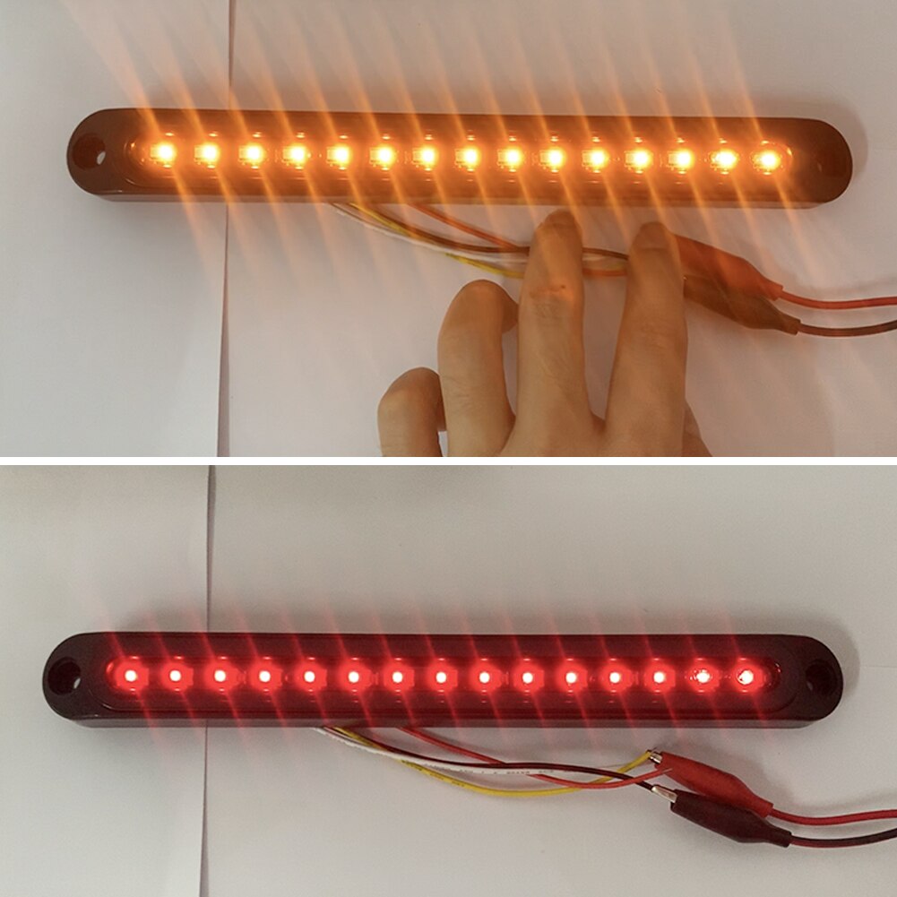 1Piece 30LED Rear Light Trailer Stop Signal Trailer LED Lights Truck LED 24v Truck Lights LED Tail Light 10-30V Tail Brake Light