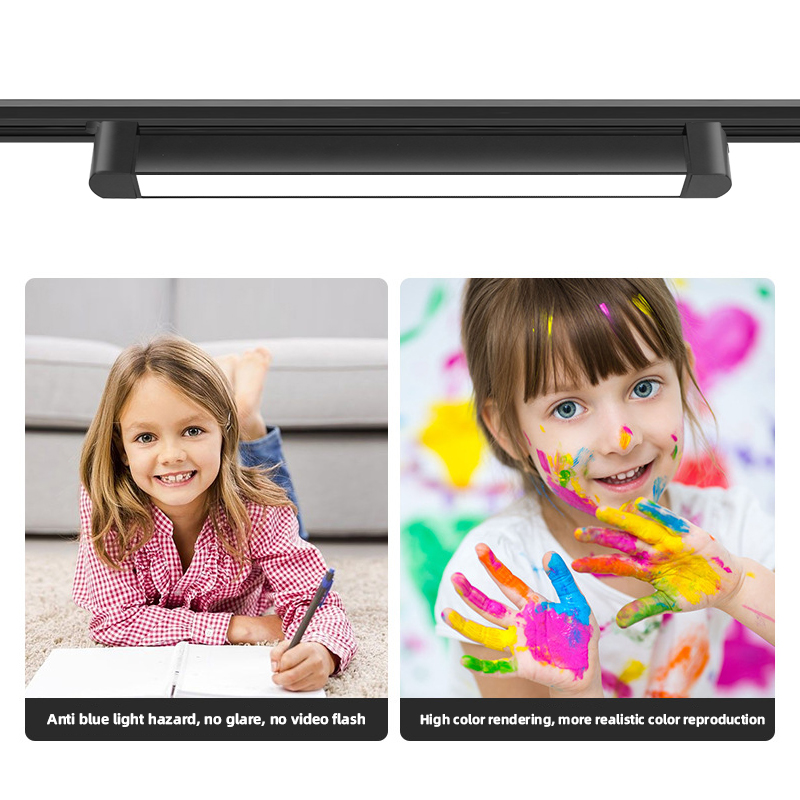 Led pista de luz decoração do quarto para o quarto sala estar holofote escritório loja roupas casa conjunto ferroviário luminária teto