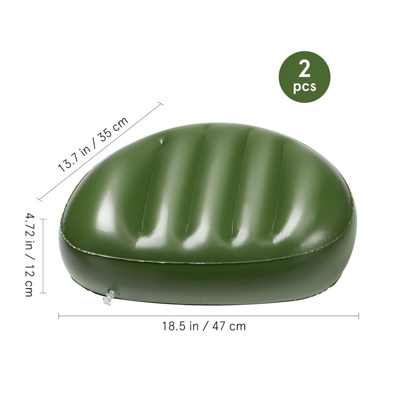 2 kpl ilmatyyny puhallettava vene retkeily pvc istuin paksu iso venttiili kalastusvene ulkoleirintä lepo deflatable taitettava