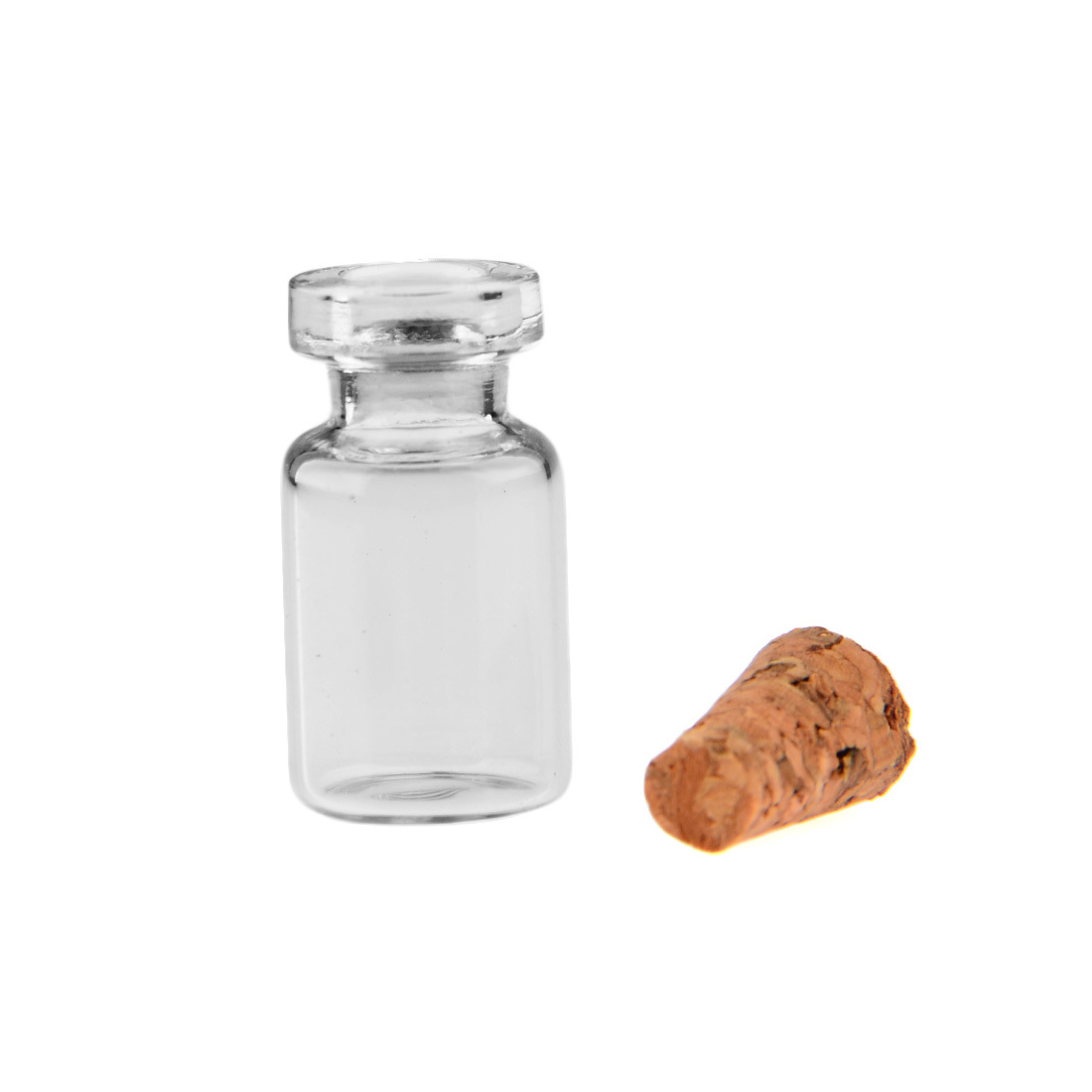 1000 Stuks 0.5 Ml Mini Clear Glazen Fles Wensen Fles Flesjes Lege Glazen Potten Met Kurk Bruiloften Wish Sieraden party Gunsten
