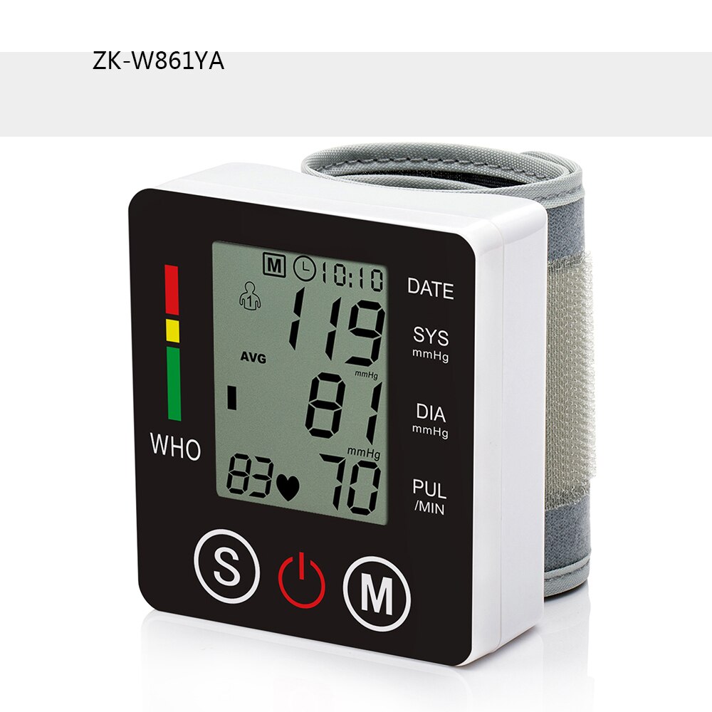 Automatic Digital Sphygmomanometer Electronic Accurate Smart English Voice Arm Blood Pressure Monitor Tonometer: A